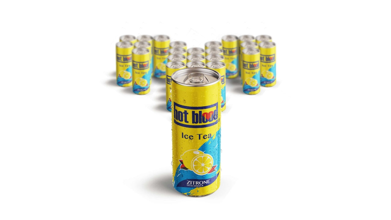 Hot Blood Ice tea Lemon 24x33cl
