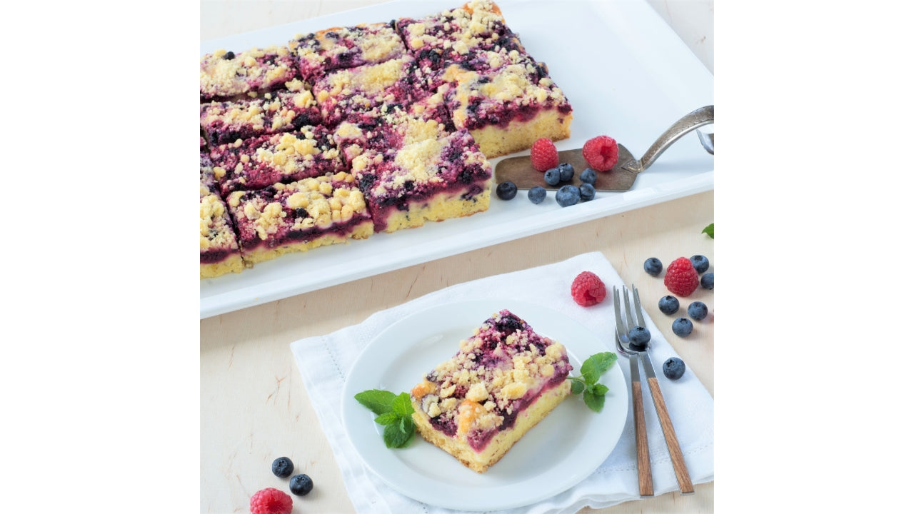 Hindbær blåbærkage 1440g laktosefri