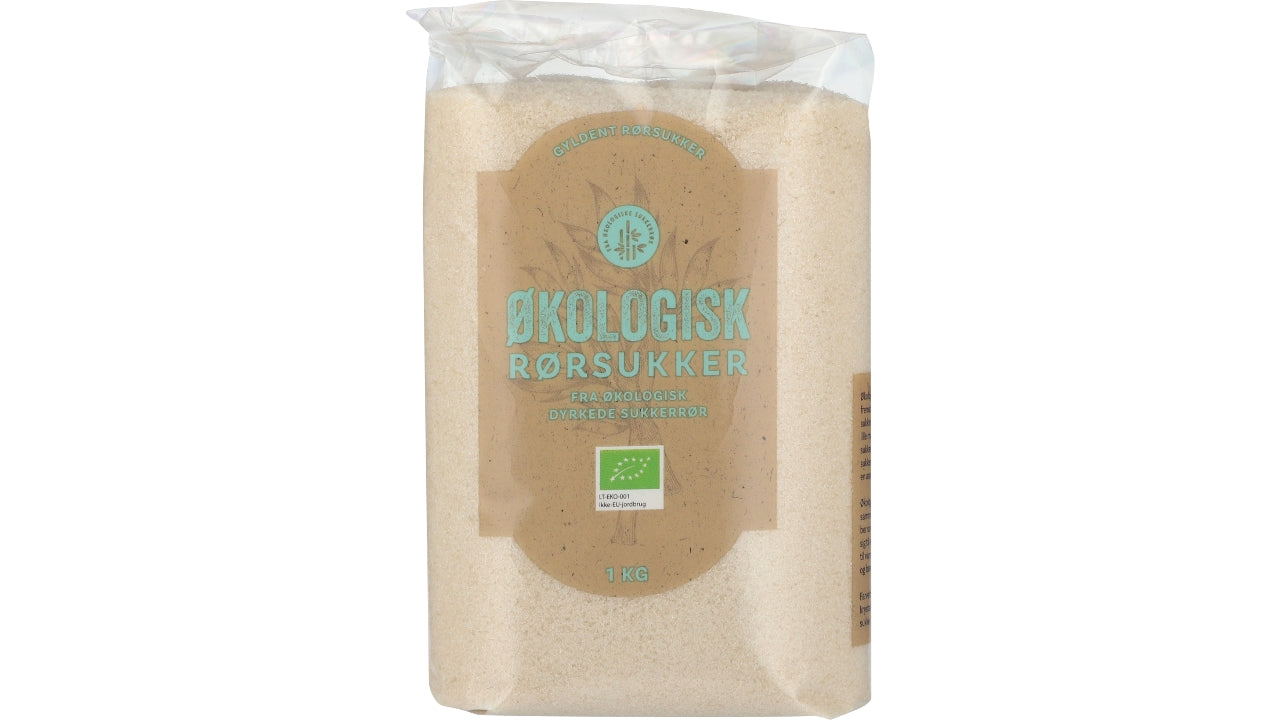 Øko Gyldent rørsukker 1kg