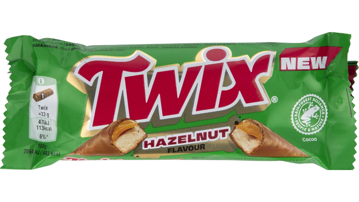 Twix hazelnut single 32x46g