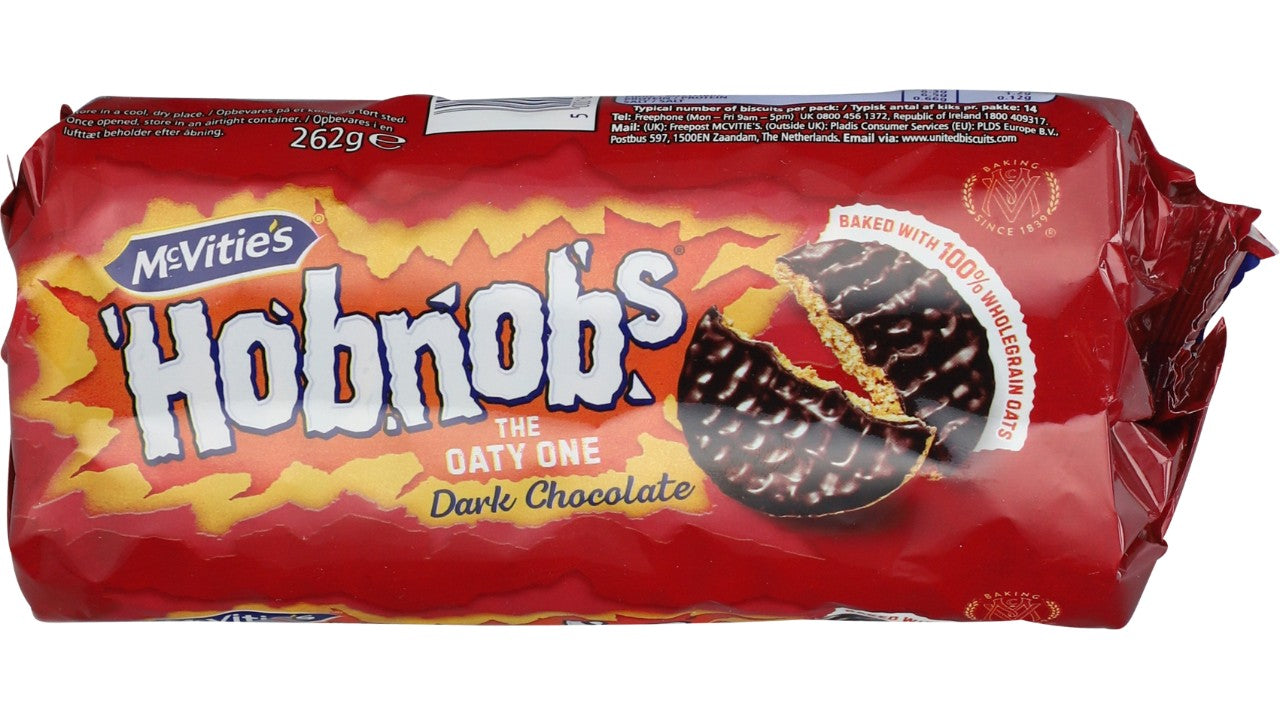 Hob Nobs kiks m/mørk chokolade 262g