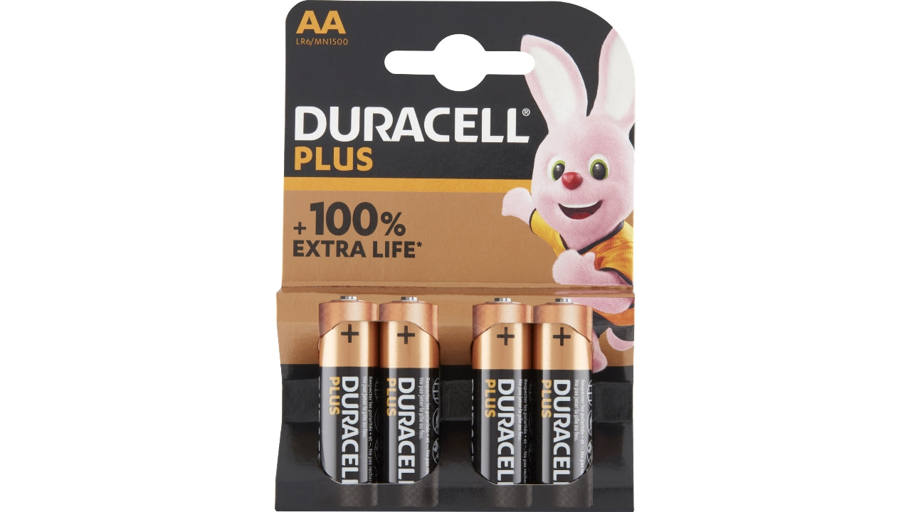 Duracell plus power AA 4stk