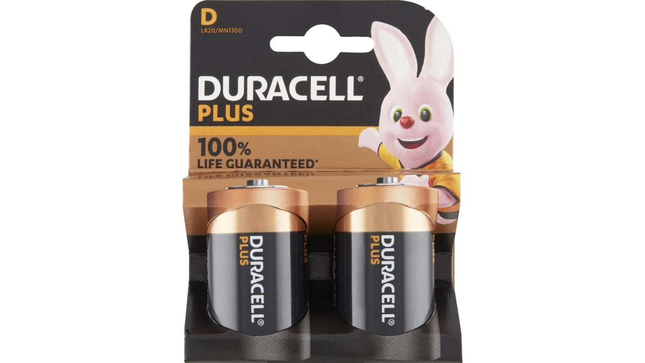 Duracell plus power D 2stk