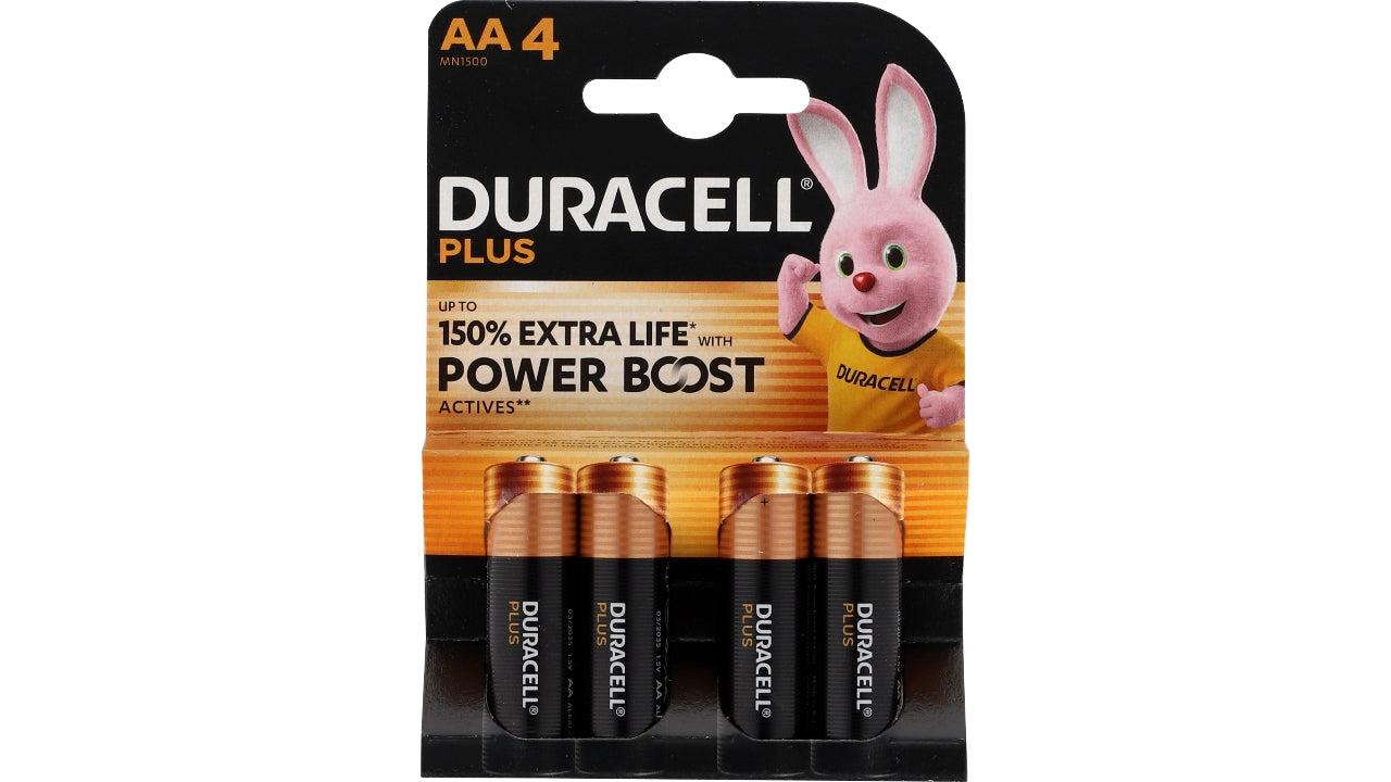 Duracell plus power AA 4stk