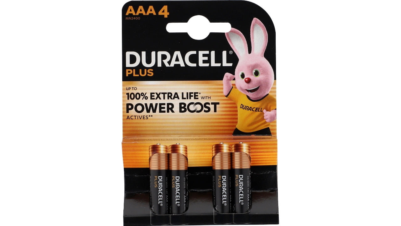 Duracell plus power AAA 4stk