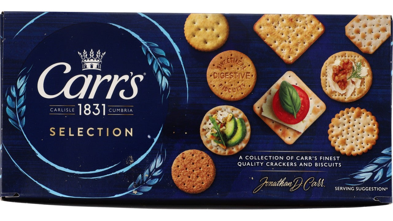 Assorterede kiks til ost 200g