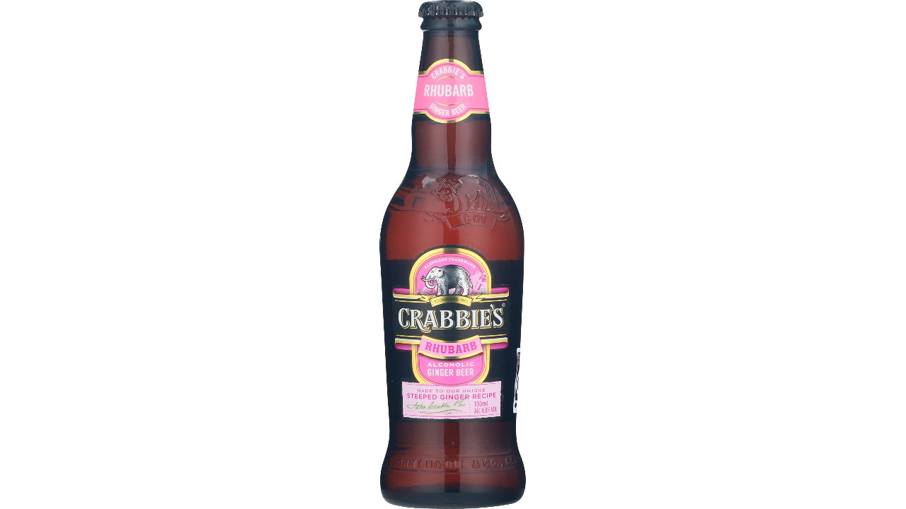 Crabbies rhubarb 12x33cl
