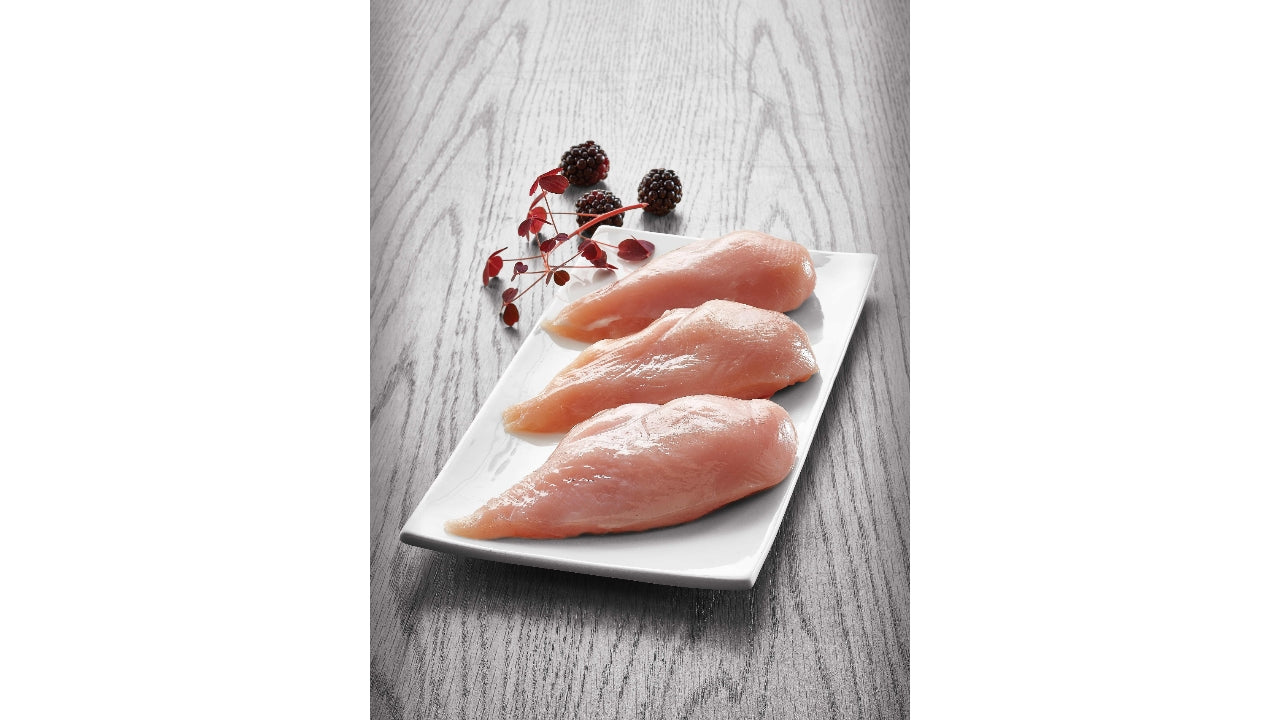 Kyllingebrystfilet rå blok 1,4% salt 2kg