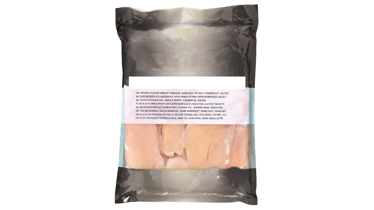Kyllingebrystfilet rå blok 2kg