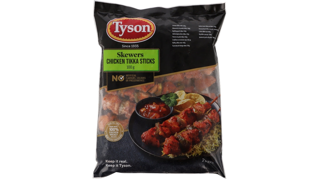 Kyllingespyd Tikka stegt 100g 2kg