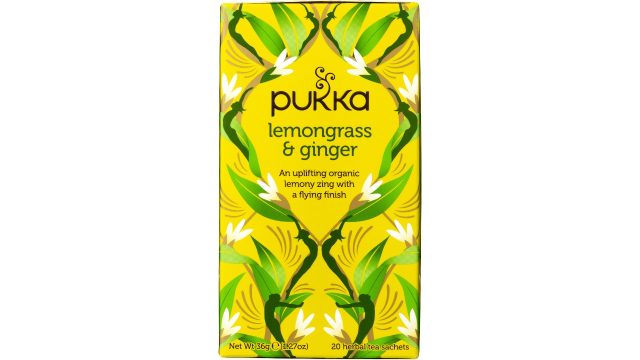 Øko Urtete lemongrass/ginger 20 breve