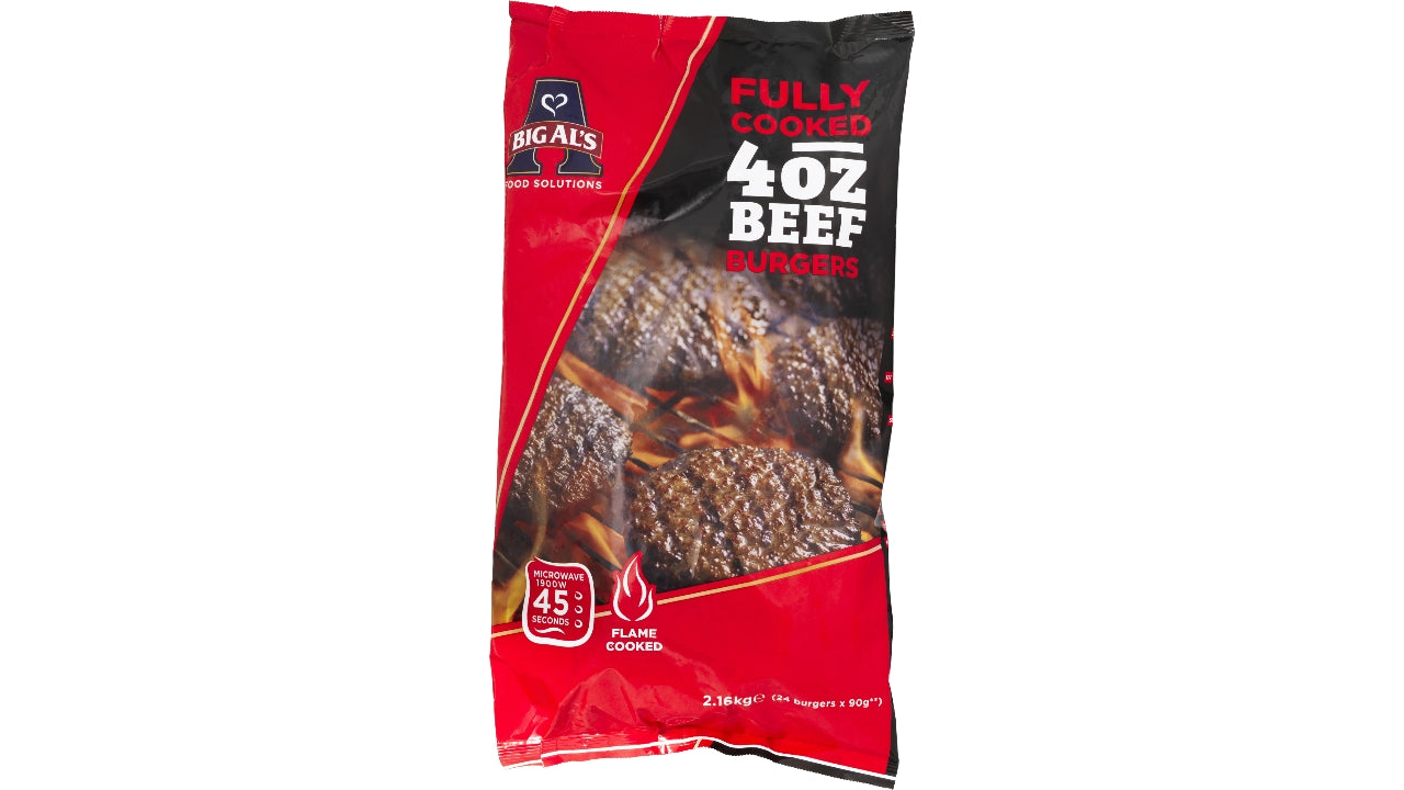 Burger flammegrillet 24x90g