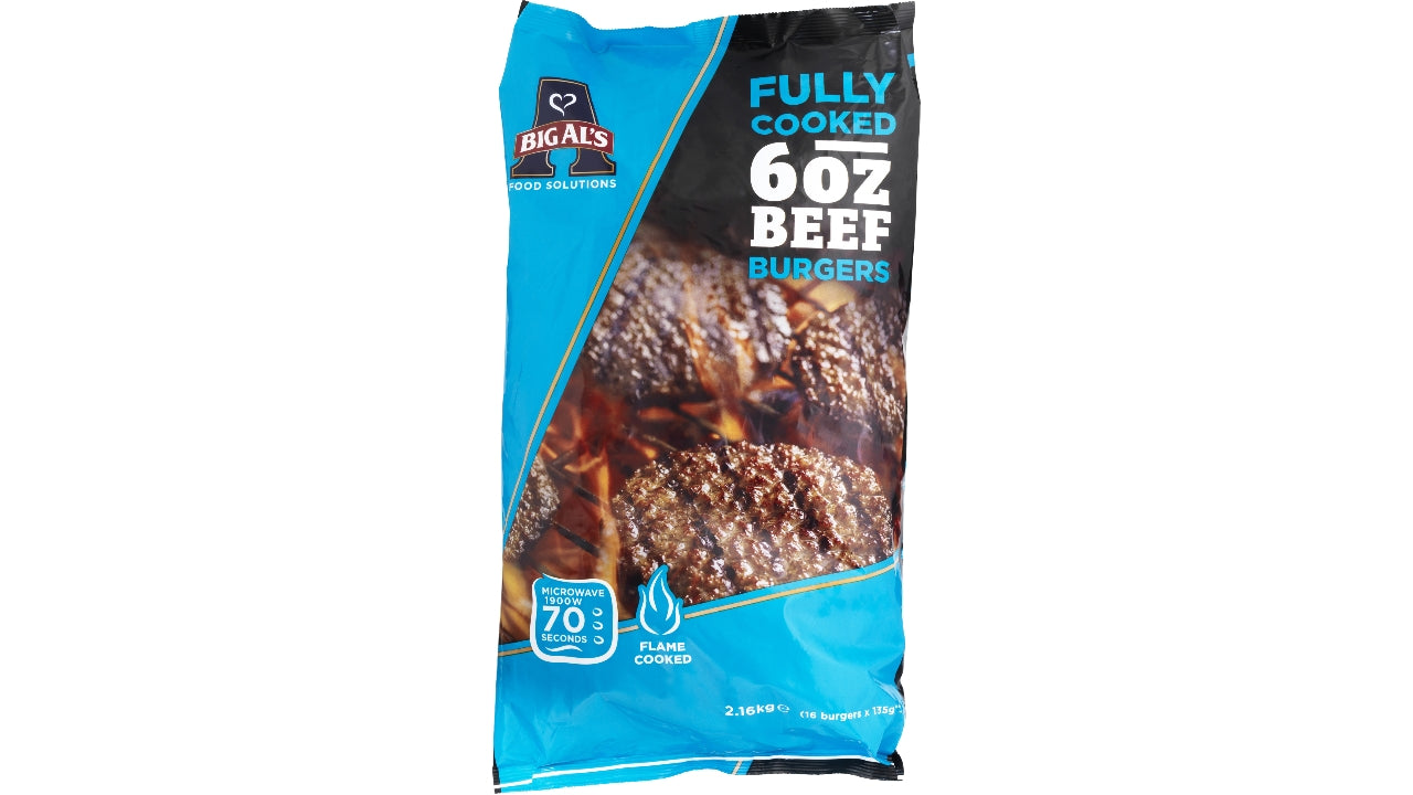 Burger flammegrillet 16x135g