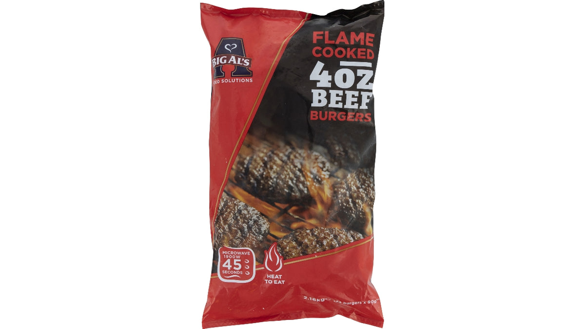 Burger flammegrillet 24x90g
