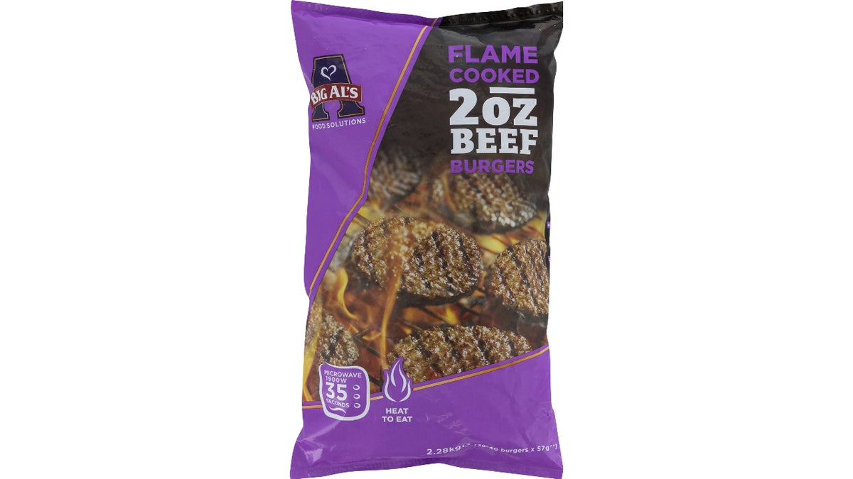 Burger flammegrillet 40x57g