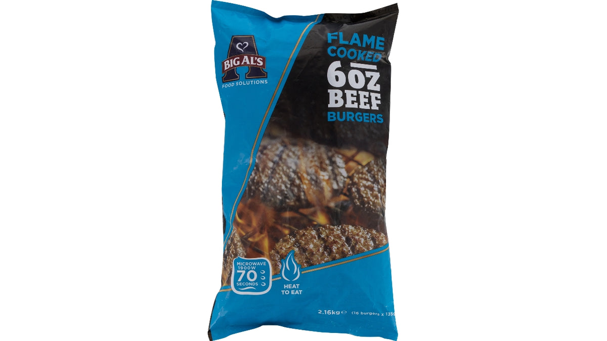 Burger flammegrillet 16x135g