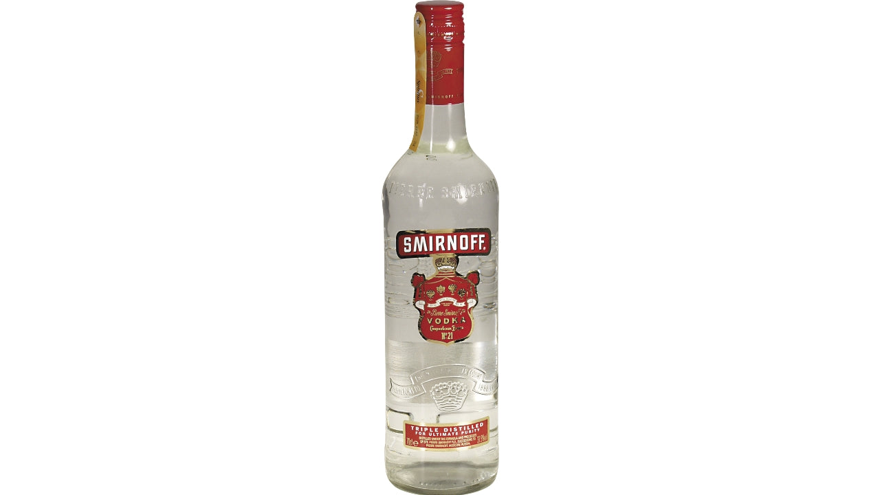 Smirnoff red vodka 37,5% 70cl
