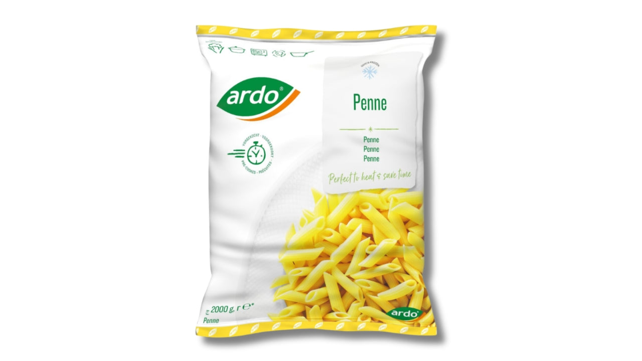 Pasta penne hvide forkogte 2kg