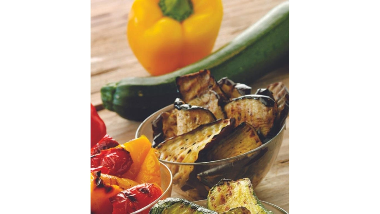 Grillede auberginer i skiver 1kg