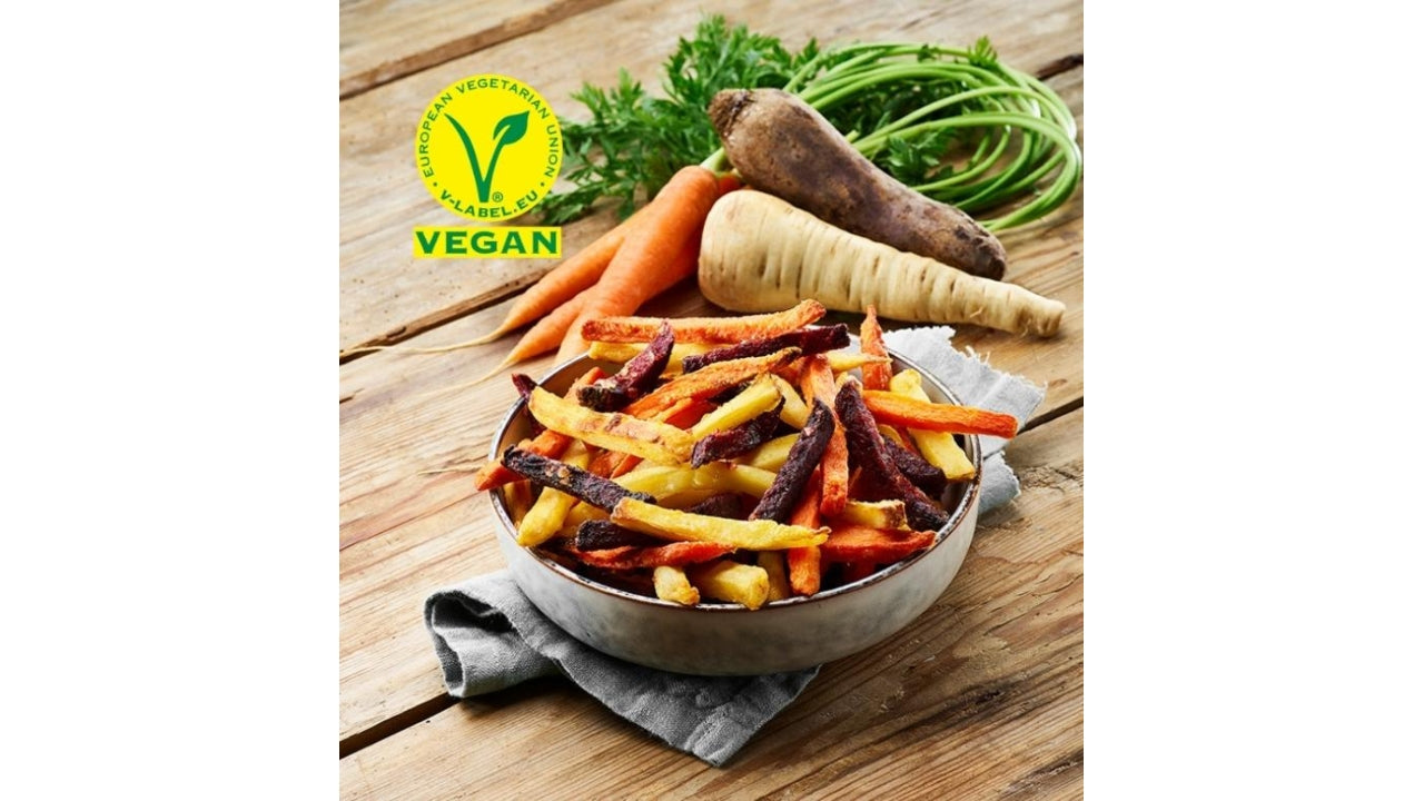 Rodfrugtfritter 3-farvede 2kg