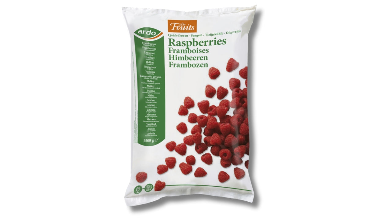 Hindbær ukalibrerede 2,5kg