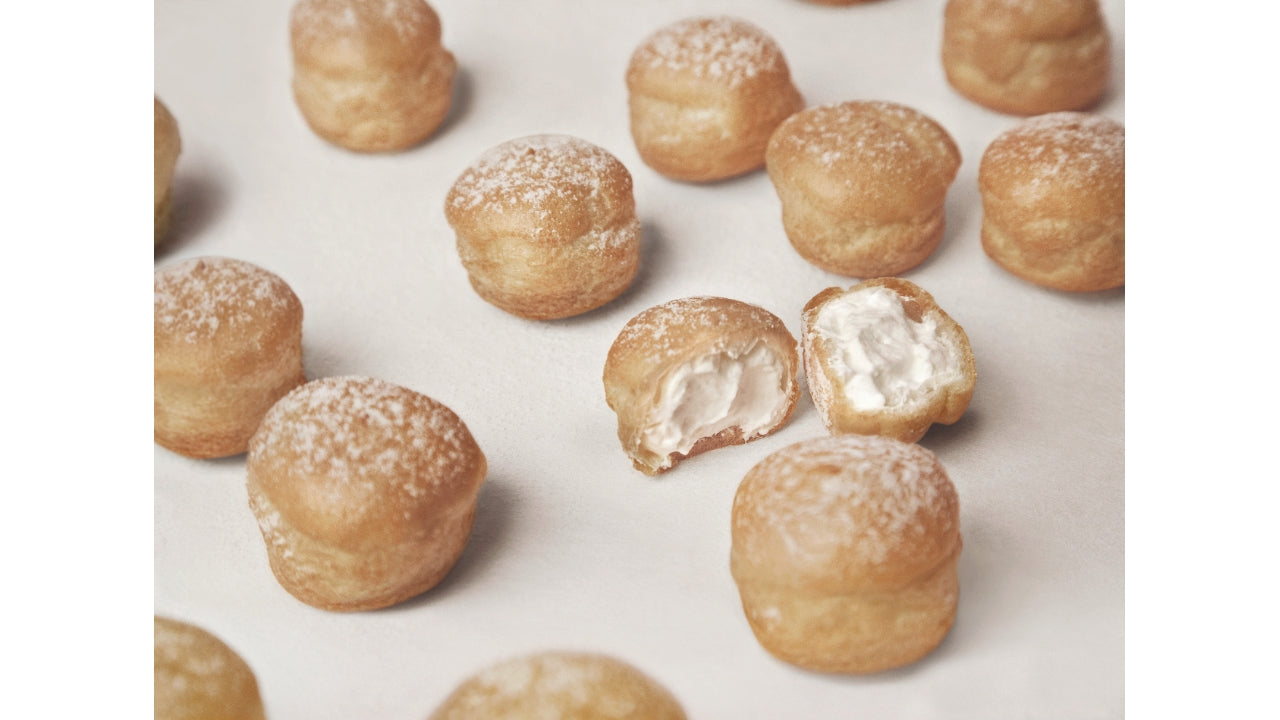 Vandbakkelser m/flødecreme ca 2x38x13g