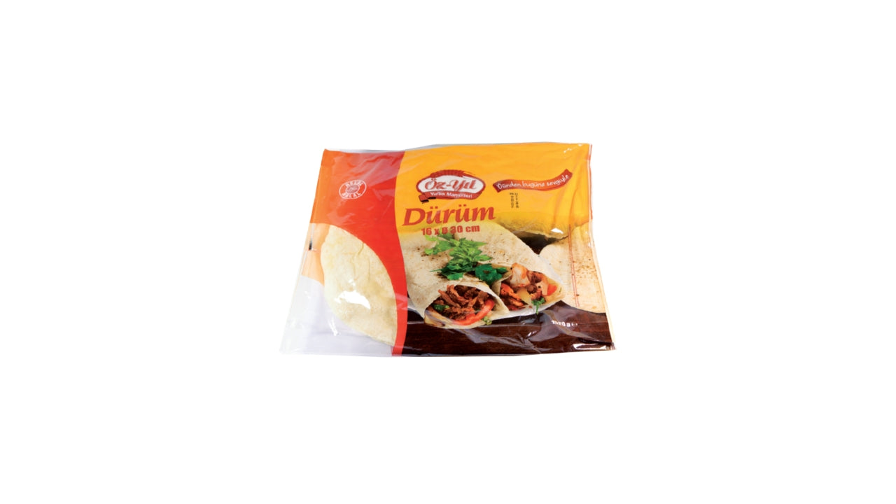 Tortillas durum brød Ø30cm 16stk