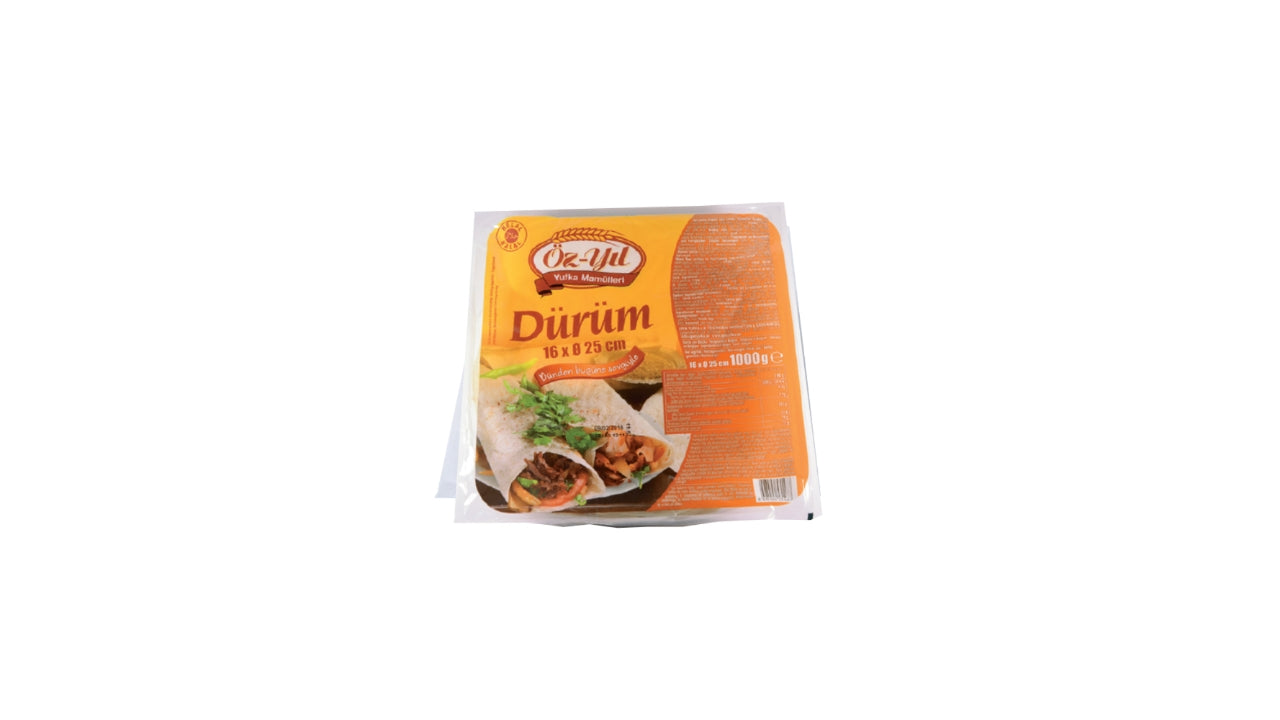 Tortillas durum brød Ø25cm 16stk