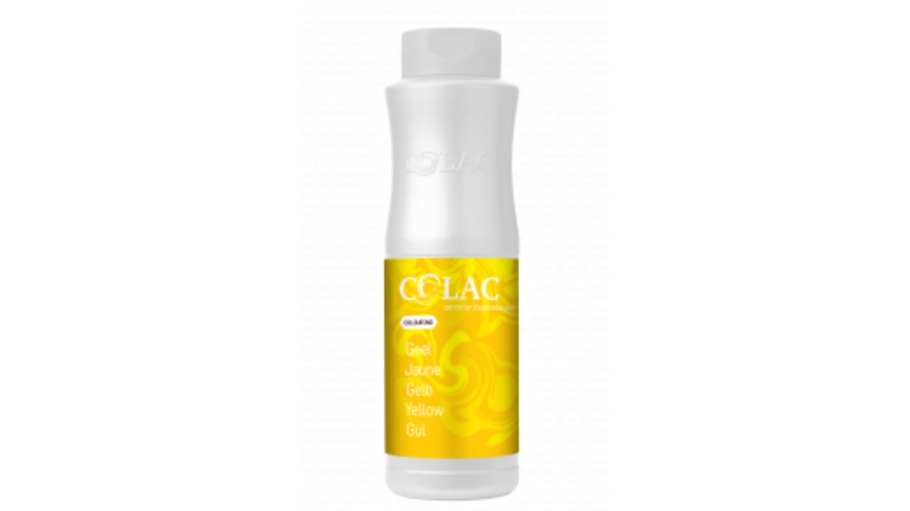 Frugtfarve gul flydende 840g