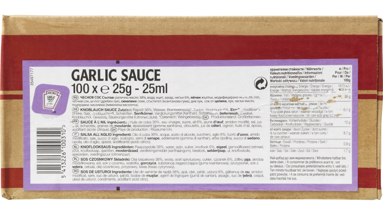 Dippots garlic 100x25g