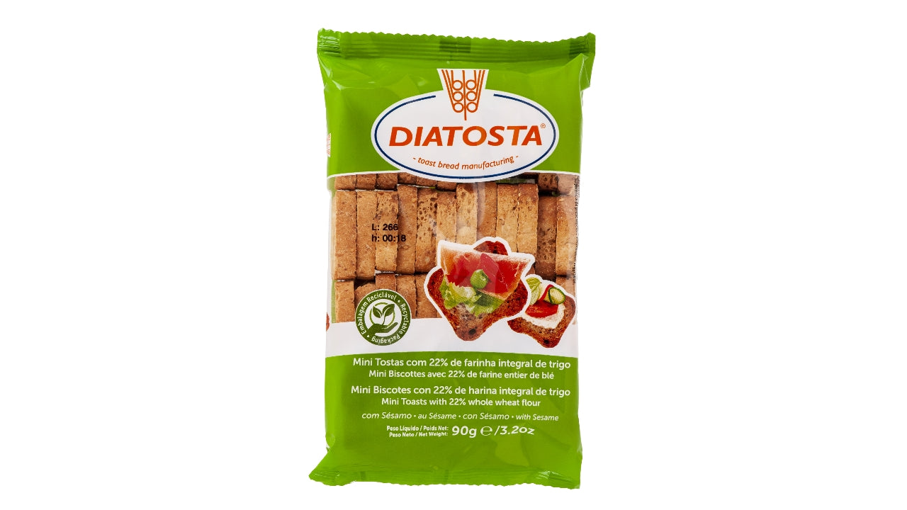 Mini-Toast fuldkorn & sesam 48stk