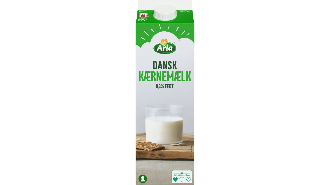 Kærnemælk 0,3% 1L