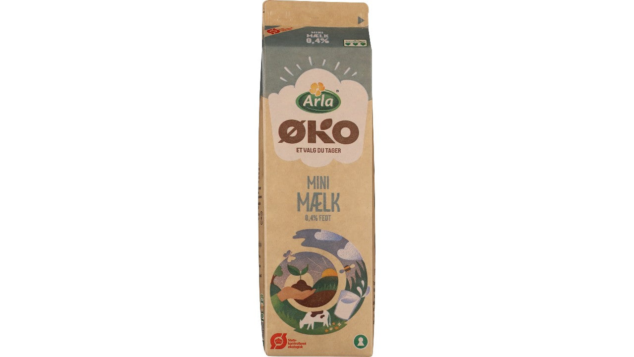 Øko minimælk 0,4% 1L - Mælk