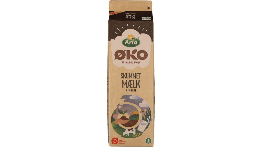 Øko skummetmælk 0,1% 1L - Mælk