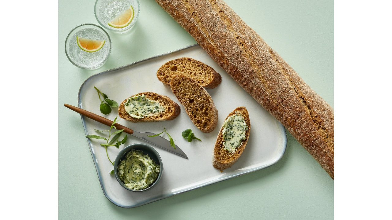 Baguette rustic grov fiber 55cm 12x375g