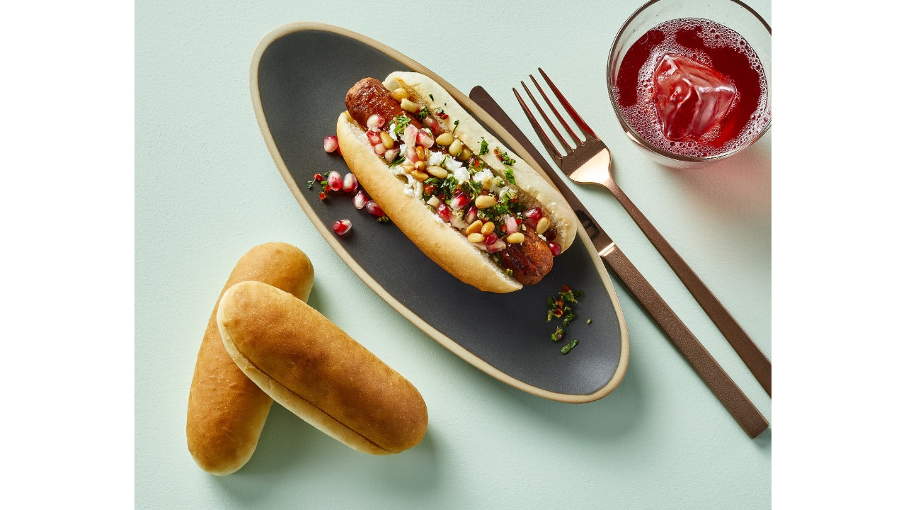 Pølsebrød løsbagt skåret 12x14x30g