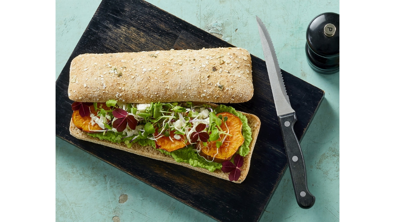 Øko sub sandwich med drys 42x140g