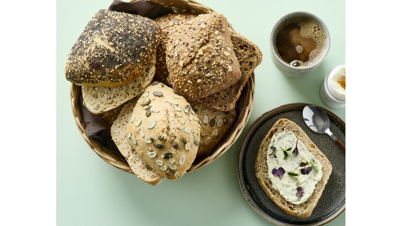 Rundstykker mix karton 3x14x 80-100g