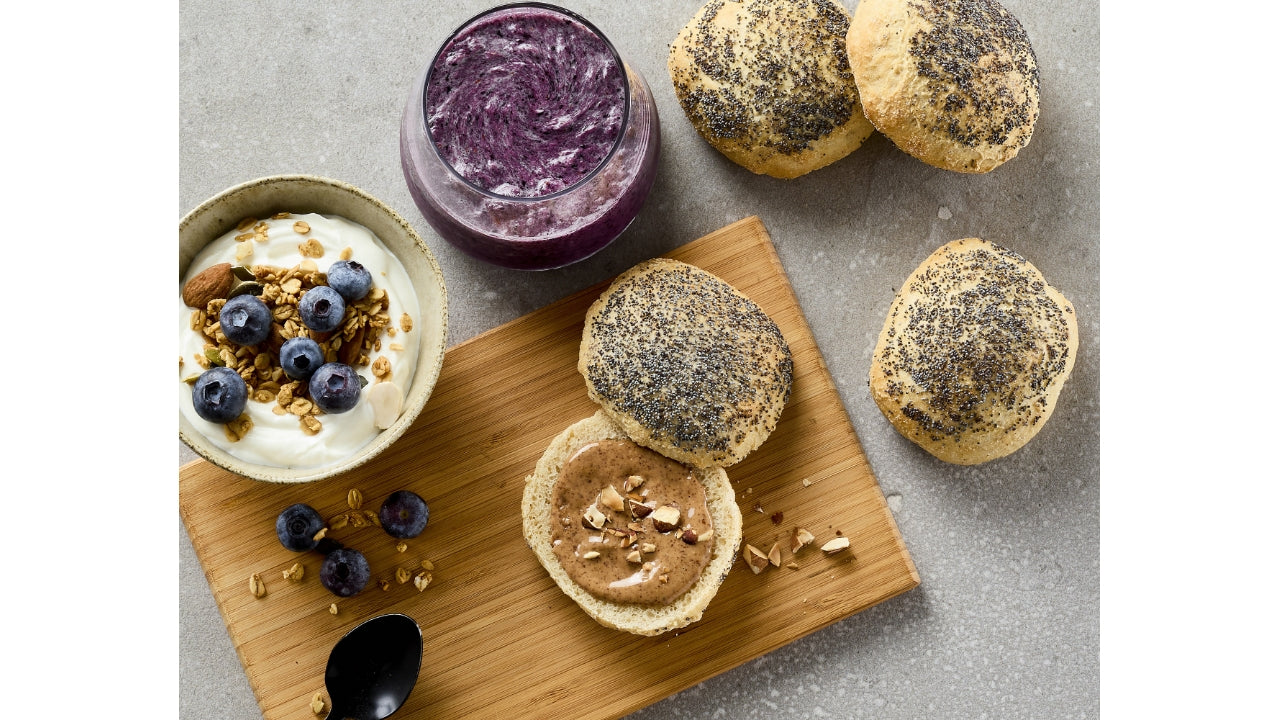 Øko Durumbolle blå birkes 70x60g