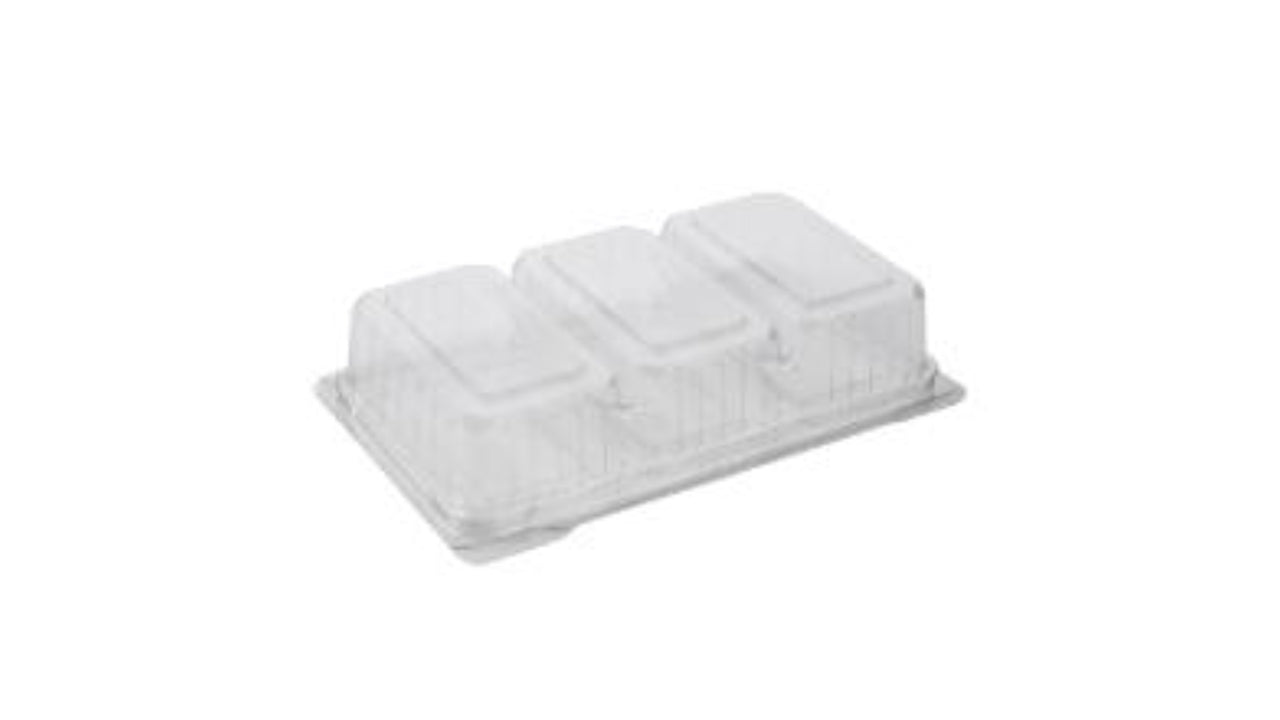 Smørrebrødsbakke 3 rum APET 44stk