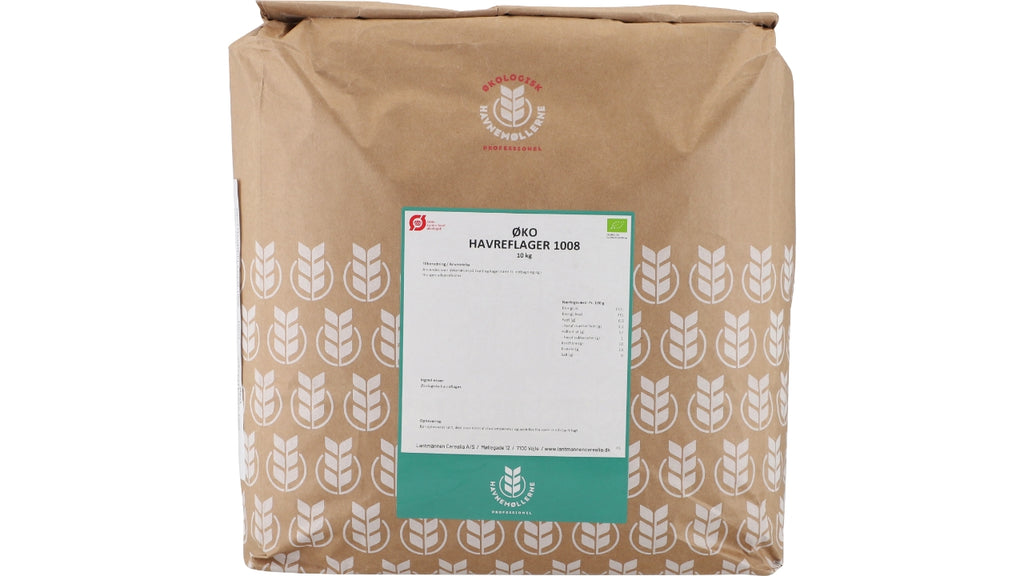 Øko Havreflager/gryn grovvalset 10kg