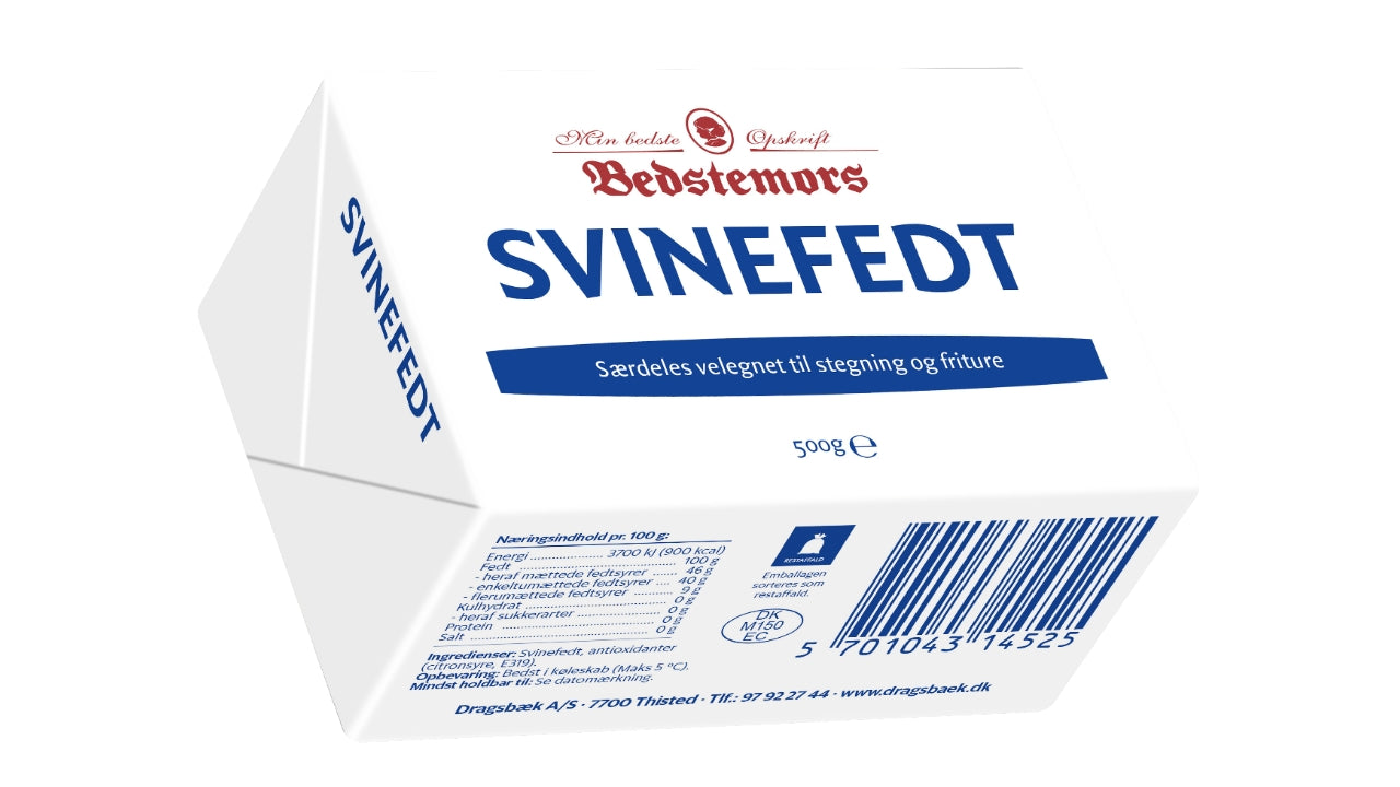 Svinefedt 500g
