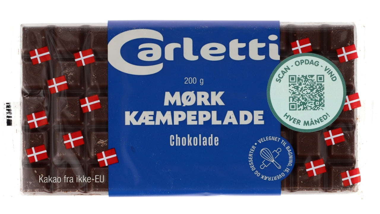 Mørk kæmpeplade 200g