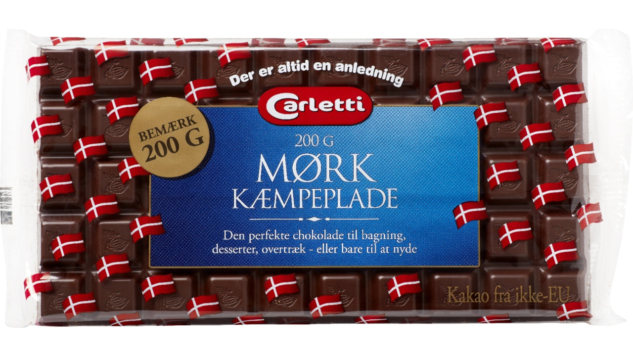 Mørk kæmpeplade 200g