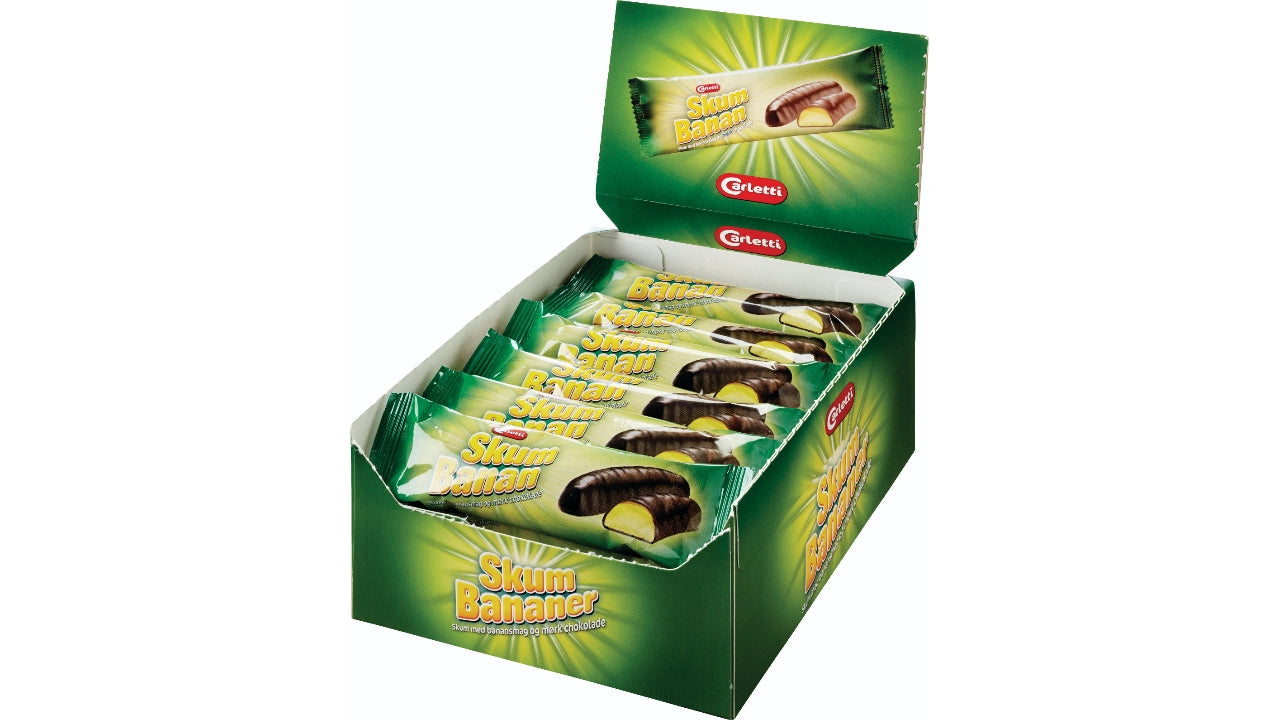 Carletti skumbananer indpk. 24x25g