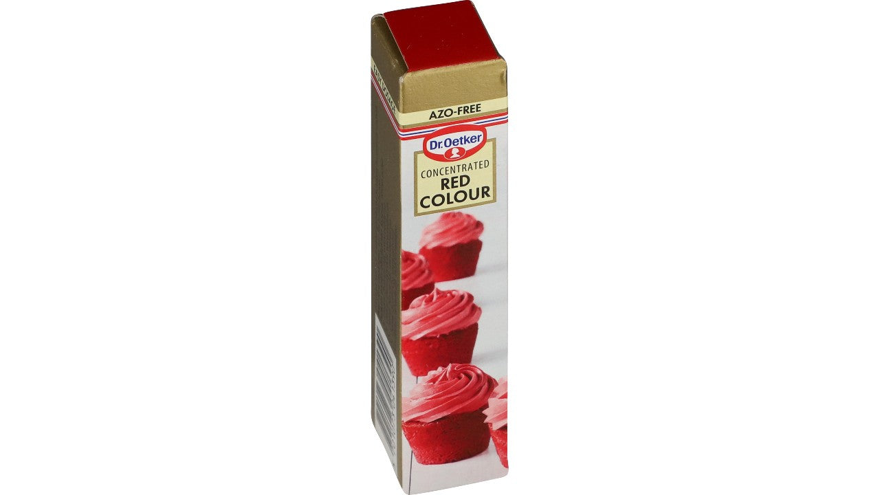 Gel kagepynt rød 15g