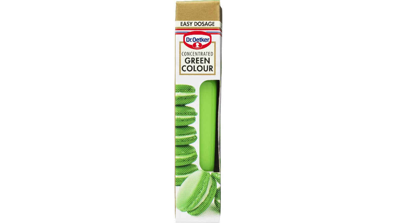 Gel grøn kagepynt