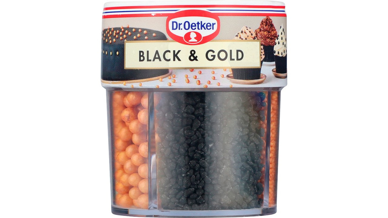 Krymmel sort og guld 78g