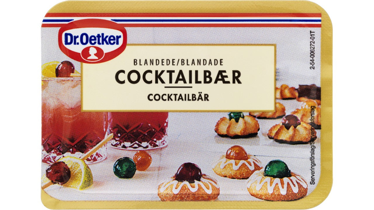 Cocktailbær blandede 100g