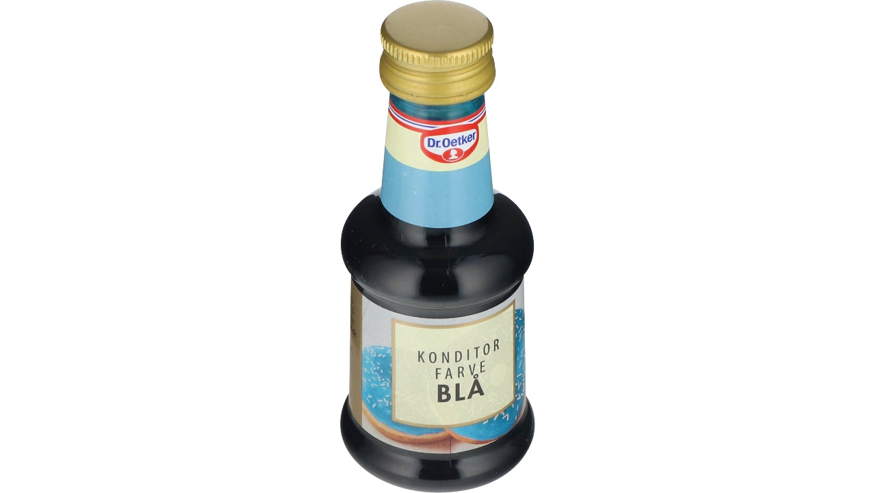 Blå konditorfarve 38ml